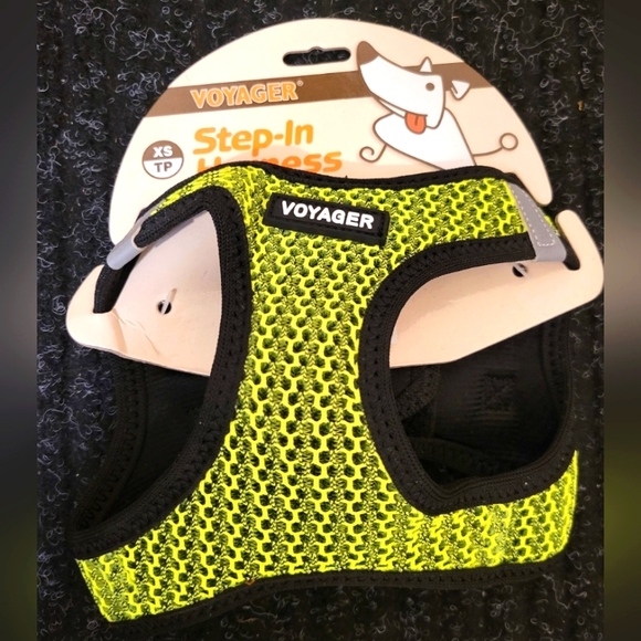 Voyager (COPY) Vest Harness for Small Pets by Best Pet Supplies - Lime/Green,XS - Picture 6 of 10